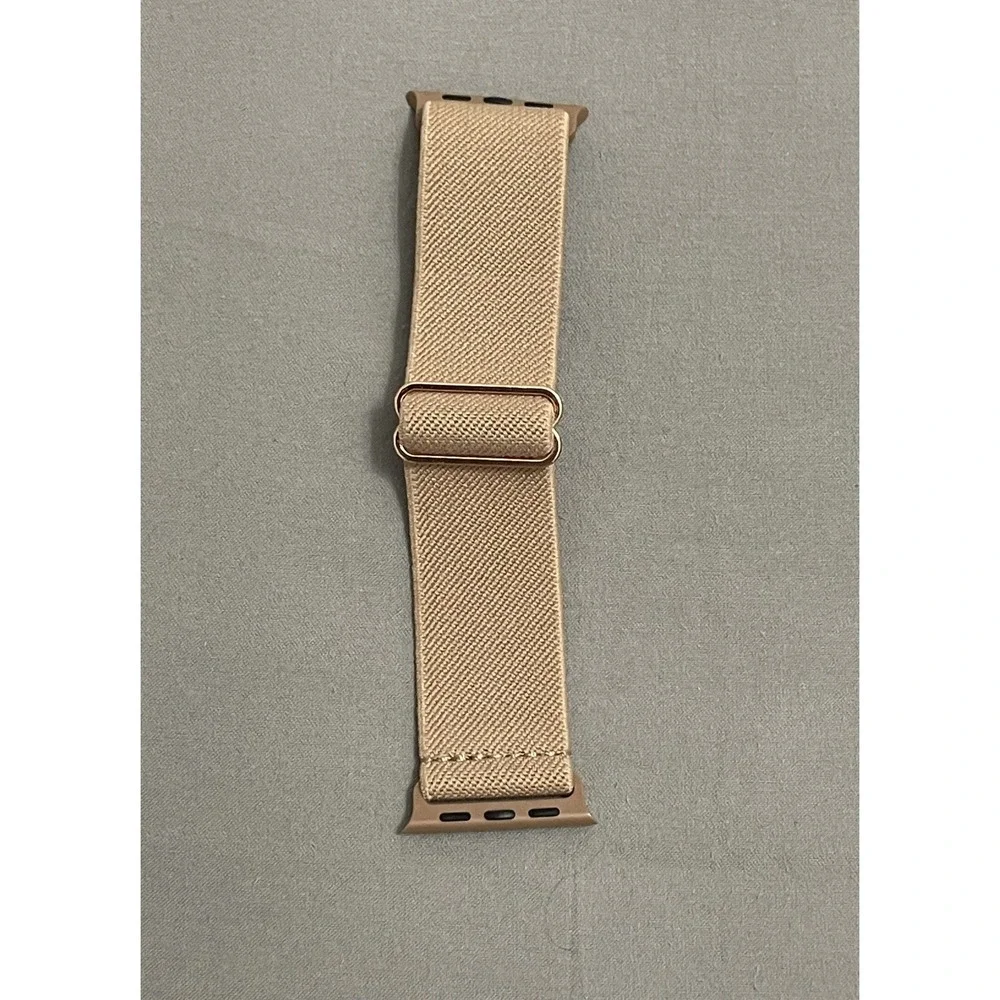 Rose Gold Nylon Band for Apple Watch 7 6 5 4 3 2 SE Series 38 40 41 42 44 45mm